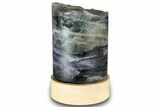 Colorful, Polished Cylindrical Fluorite Lamp - China #320803-1
